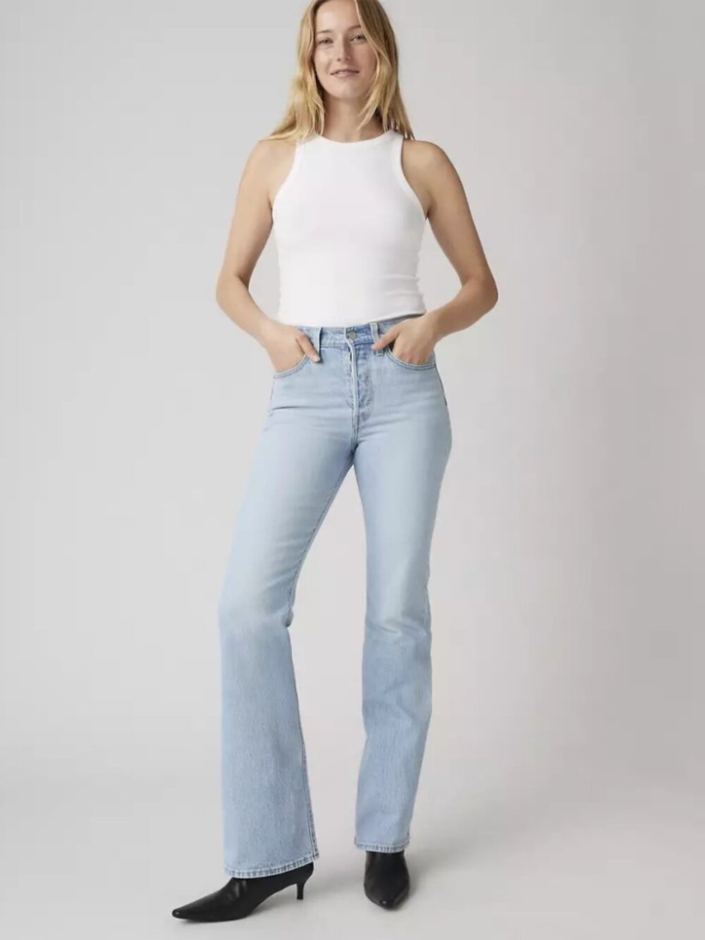 Levi's Wedgie Bootcut Women's Jeans Light Wash Red Tab W29 L32